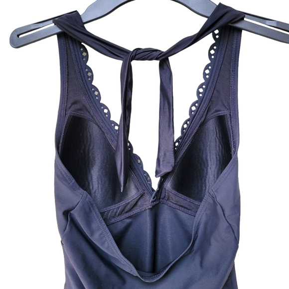 Fantasizer Halter Molded Cup One-Piece Swim Suit Size 8 - Picture 6 of 13